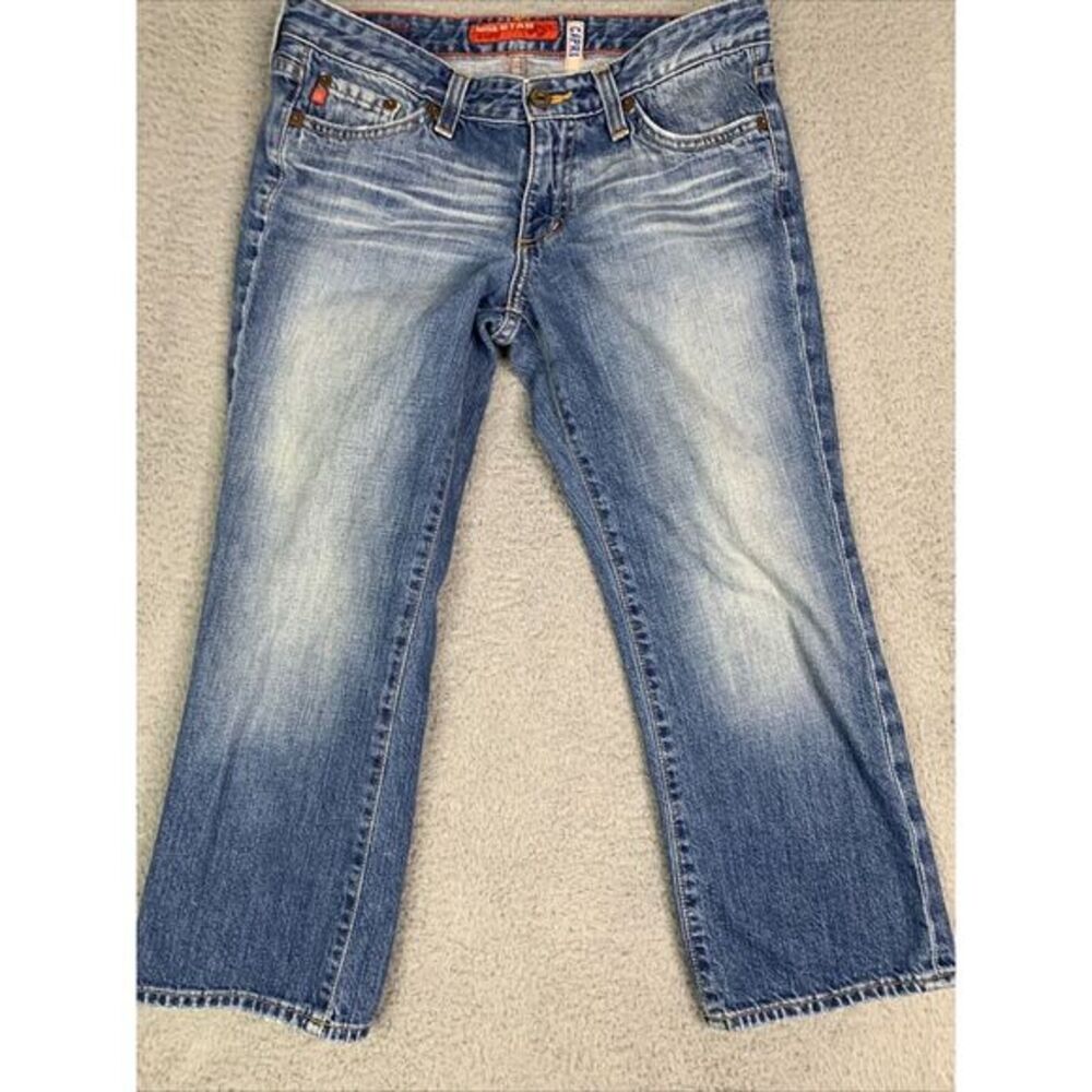 Big Star Jeans Womens Size 27 Capri Regular Y2K  Cotton‎ Made In USA Zip Button